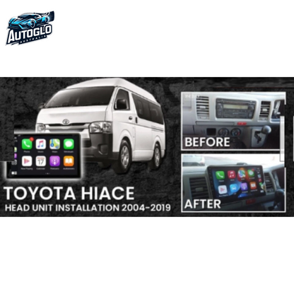 Autoglo Australia 10.1" (2GB+32GB) Android Carplay BT GPS Stereo for TOYOTA HIACE (2005-18)