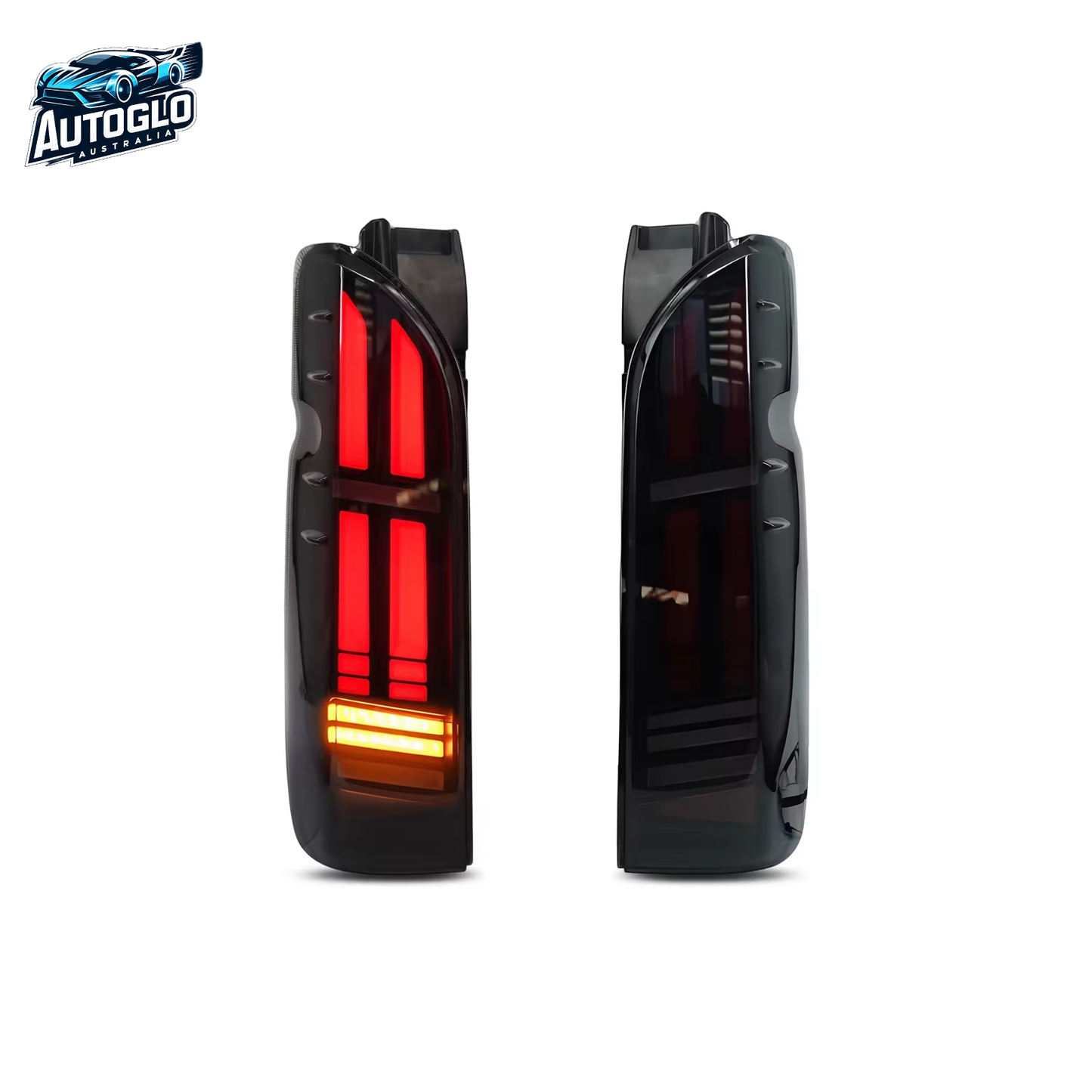Autoglo Australia Toyota Hiace 2005–2018 LED Tail Lights Sequential Animation DRL