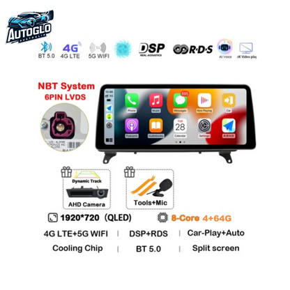 Autoglo Australia BMW X5 F15 X6 F16 12.3" XL FHD Carplay Android BT GPS 4G Auto Stereo (NBT)