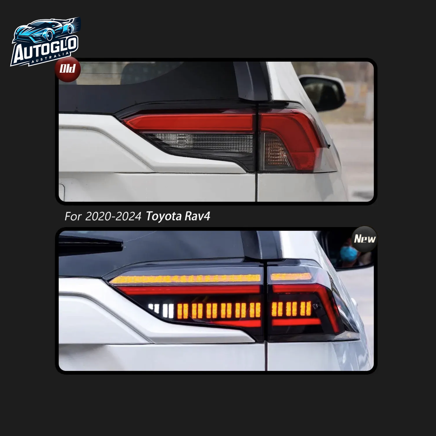 Autoglo Australia Toyota RAV4 2020–2024 LED Tail Lights