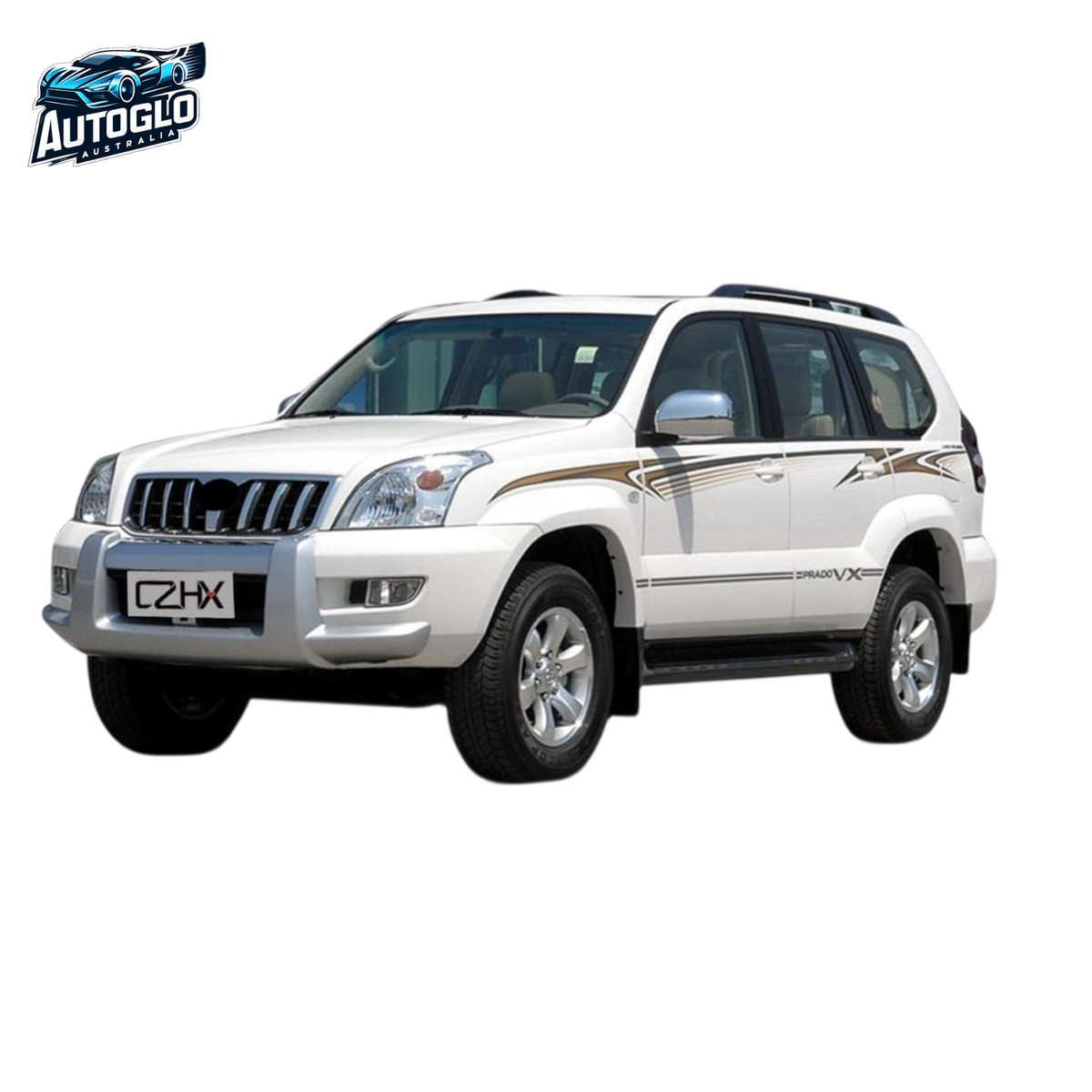 Autoglo Australia Toyota Prado FJ120 2003–2009 Plastic Running Board