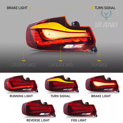 VLAND LED Tail Lights for BMW M2 F22/F23/F87 (2014-2020)