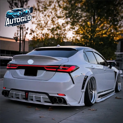 Autoglo Australia Smoke Taillights Fit/For Toyota Camry 2018-2021 With black strip