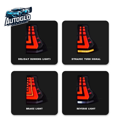 Autoglo Australia 2010-2021 LED Tail Lights For Toyota Land Cruiser Prado