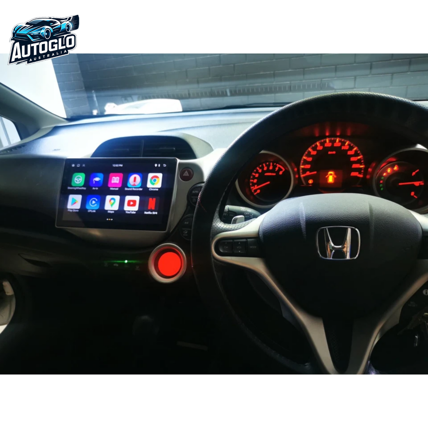 Autoglo Australia 9" 10.1" GPS WIRELESS BT WiFi CARPLAY ANDROID STEREO FOR HONDA JAZZ (2006-13)