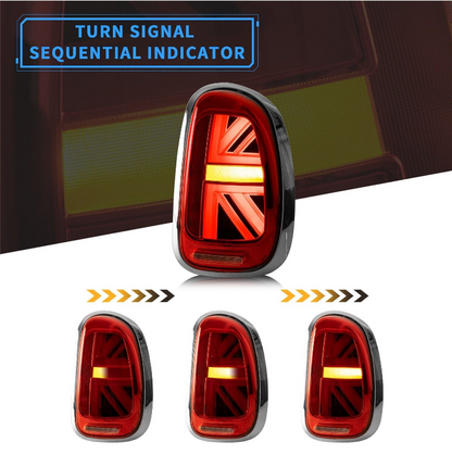 For 2010-2016 Mini Cooper Countryman R60 LED Tail Lights With Start-UP Animation