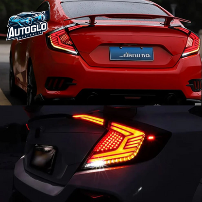 Autoglo Australia LED Rear Lamp for Honda Civic 2016-2021 Tail Lights