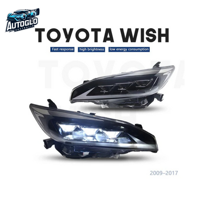 Autoglo Australia LED Headlights For Toyota Wish 2th Gen AE20 2009-2017
