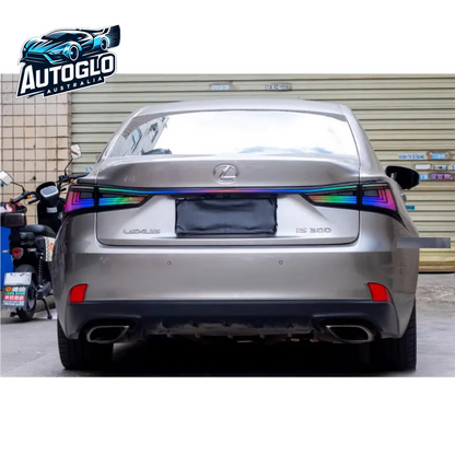 RGB LED Taillights for Lexus IS250 300h 350 F (2014-2020) - Full LED Assembly with Sequential Indicators
