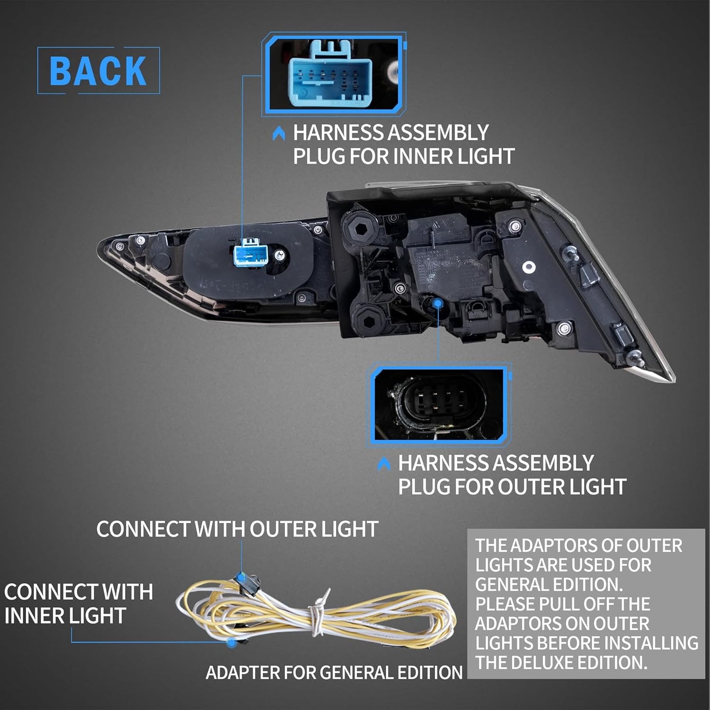 MK8R Style Sequential LED Smoked Tail Lights for 2021-2024 Volkswagen Golf MK8 | Autoglo Australia