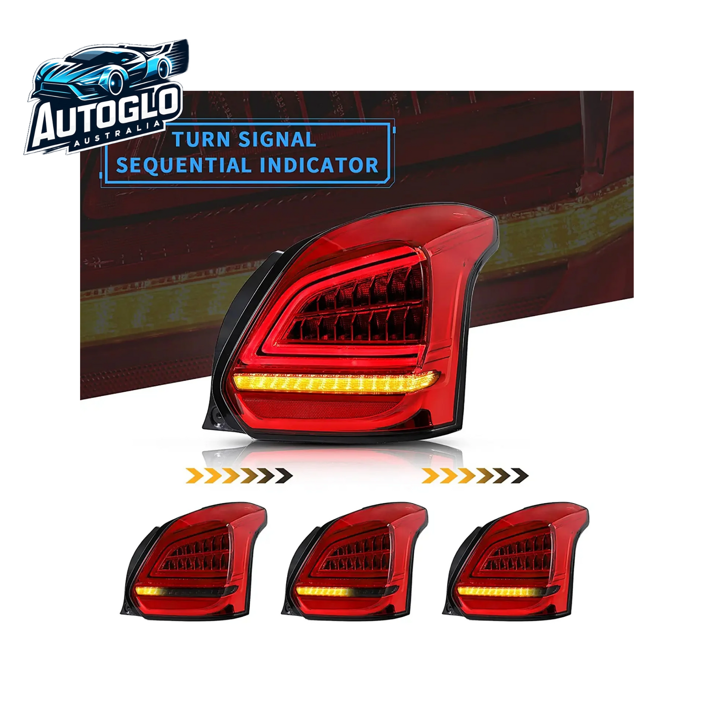 VLAND Full LED Taillights For Suzuki Swift Sport 2017-2019
