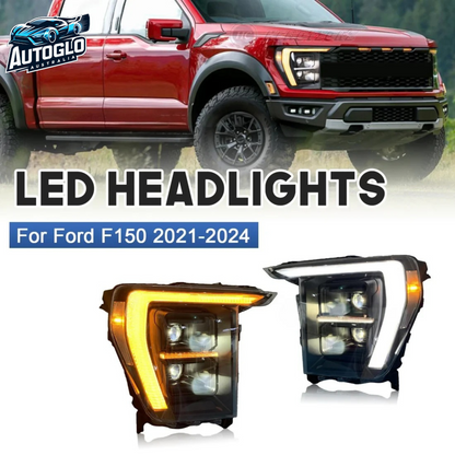 Autoglo Australia LED Headlights For 2021 - 2024 Ford F150