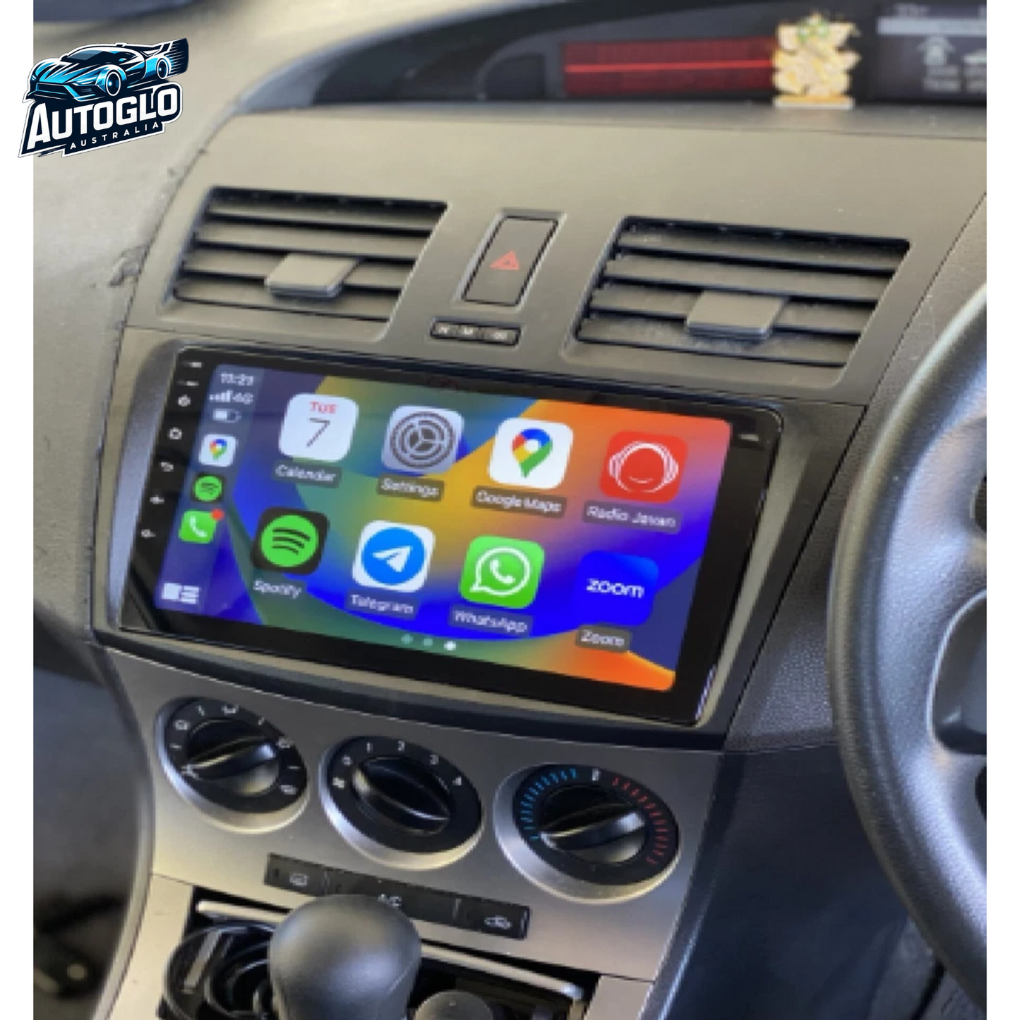 Autoglo Australia 9" (2G+32G) CARPLAY ANDROID GPS BT WiFi Stereo For MAZDA 3 (2009-15)