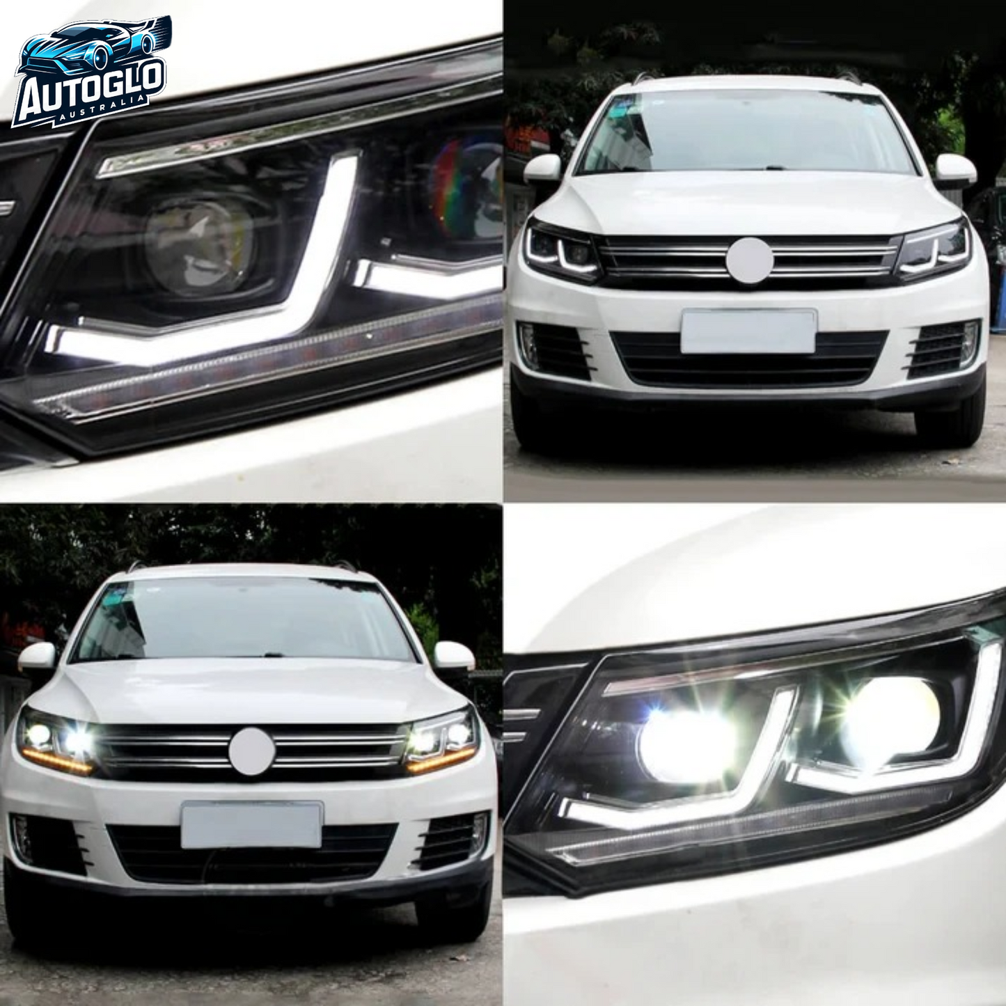 Autoglo Australia LED Headlights For VW Tiguan 2017-2021