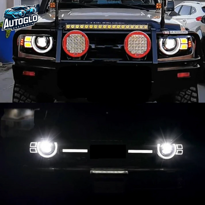Autoglo Australia LED Headlights For Toyota Land cruiser 70 series LC70 LC71 LC76 LC79 1984-2023