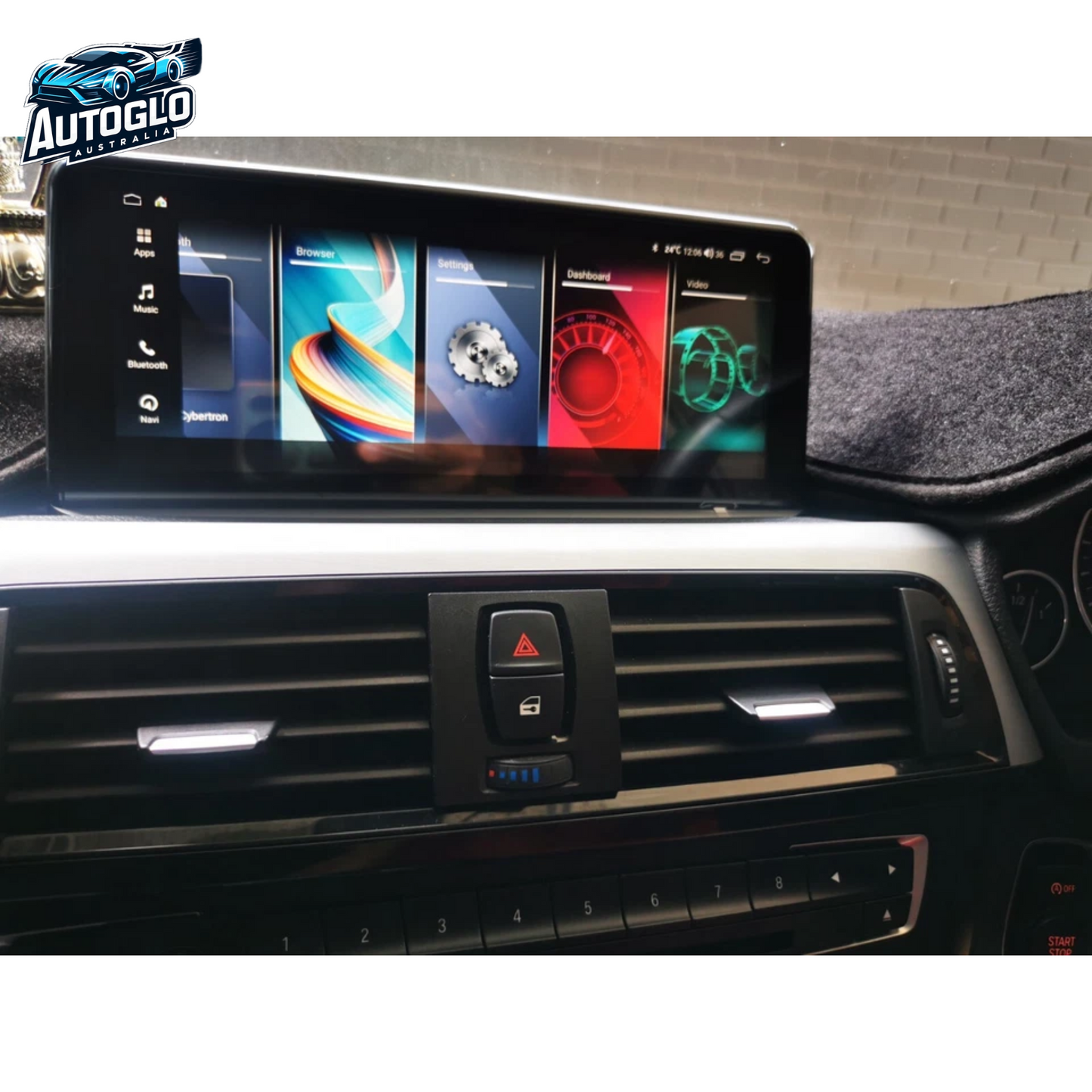 Autoglo Australia 10.25" FHD Carplay Android BT GPS 4G Auto Stereo (NBT only) for BMW 3/4 F Series
