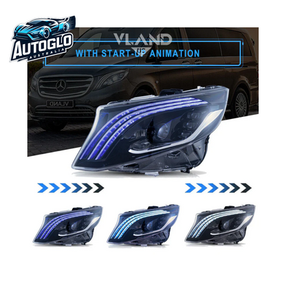 VLAND LED Headlights For 2016-2023 Mercedes Benz V-Class Metris/Vito W447