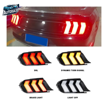 Autoglo Australia LED Taillights for Ford Mustang 2015-2022 Rear Lamp