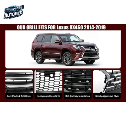 Autoglo Australia Lexus GX400/GX460 2014–2019 Front Bumper Grille