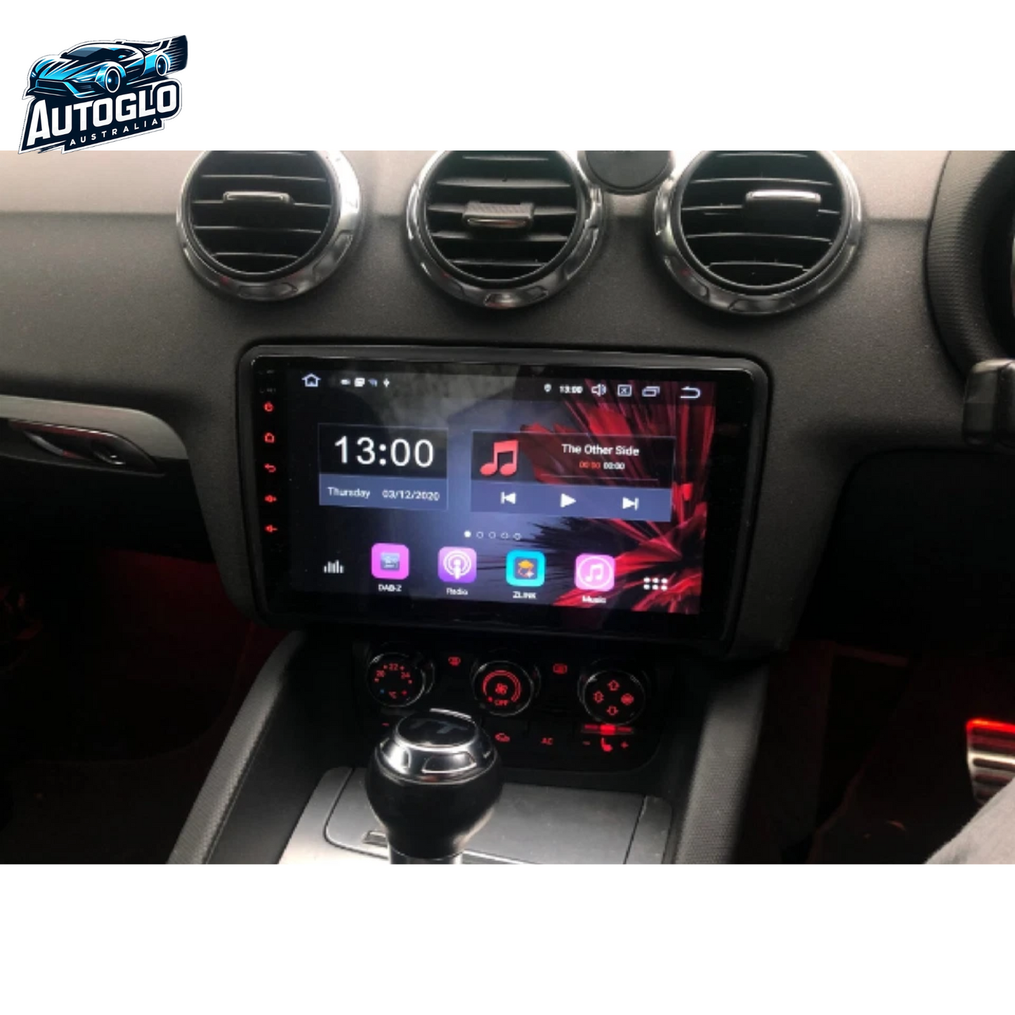 Autoglo Australia 9" (2+32G) Android 13 Carplay BT WiFi GPS Stereo for AUDI TT 8J MK2 (2006-14)