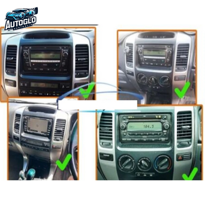 Autoglo Australia 7" CarPlay Android GPS BT Stereo For TOYOTA PRADO LC120 (2002-10) 2GB+32GB