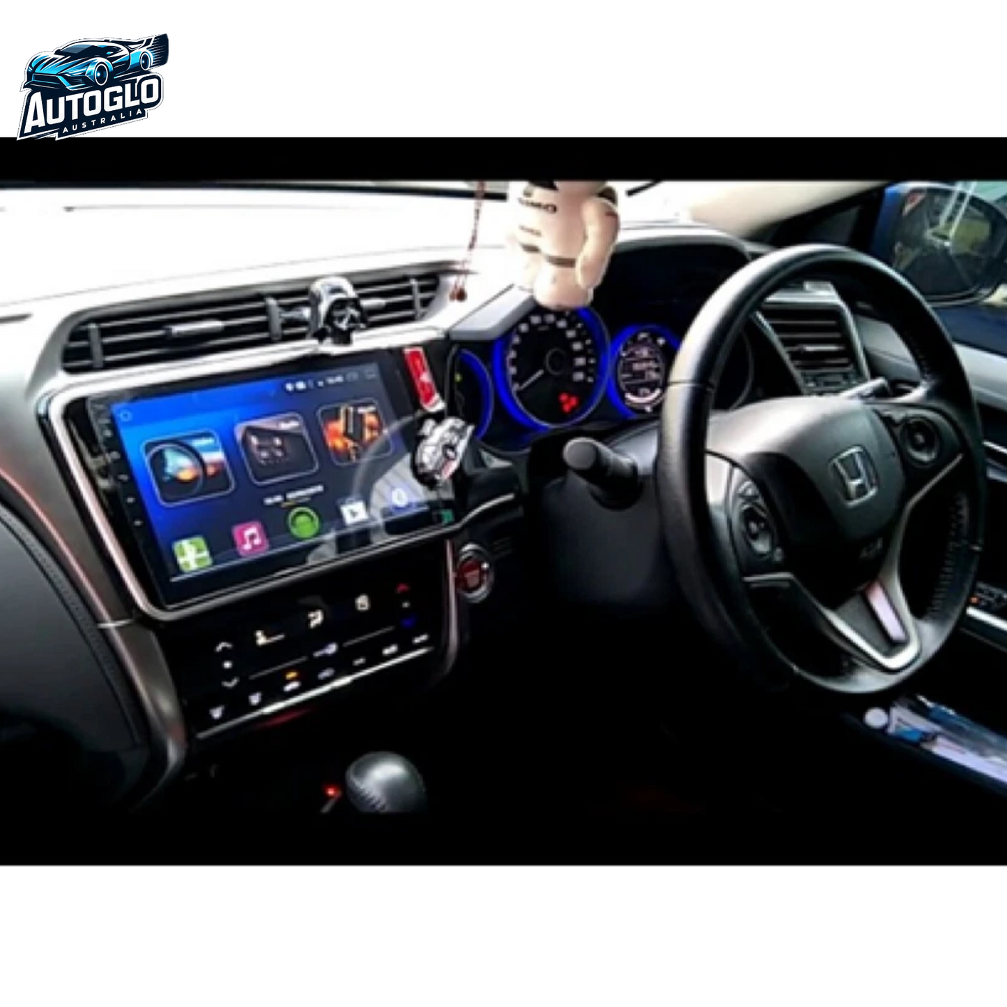 Autoglo Australia 10.1" Carplay Android 2GB+32GB BT GPS WiFi Stereo for HONDA CITY (2014-19)