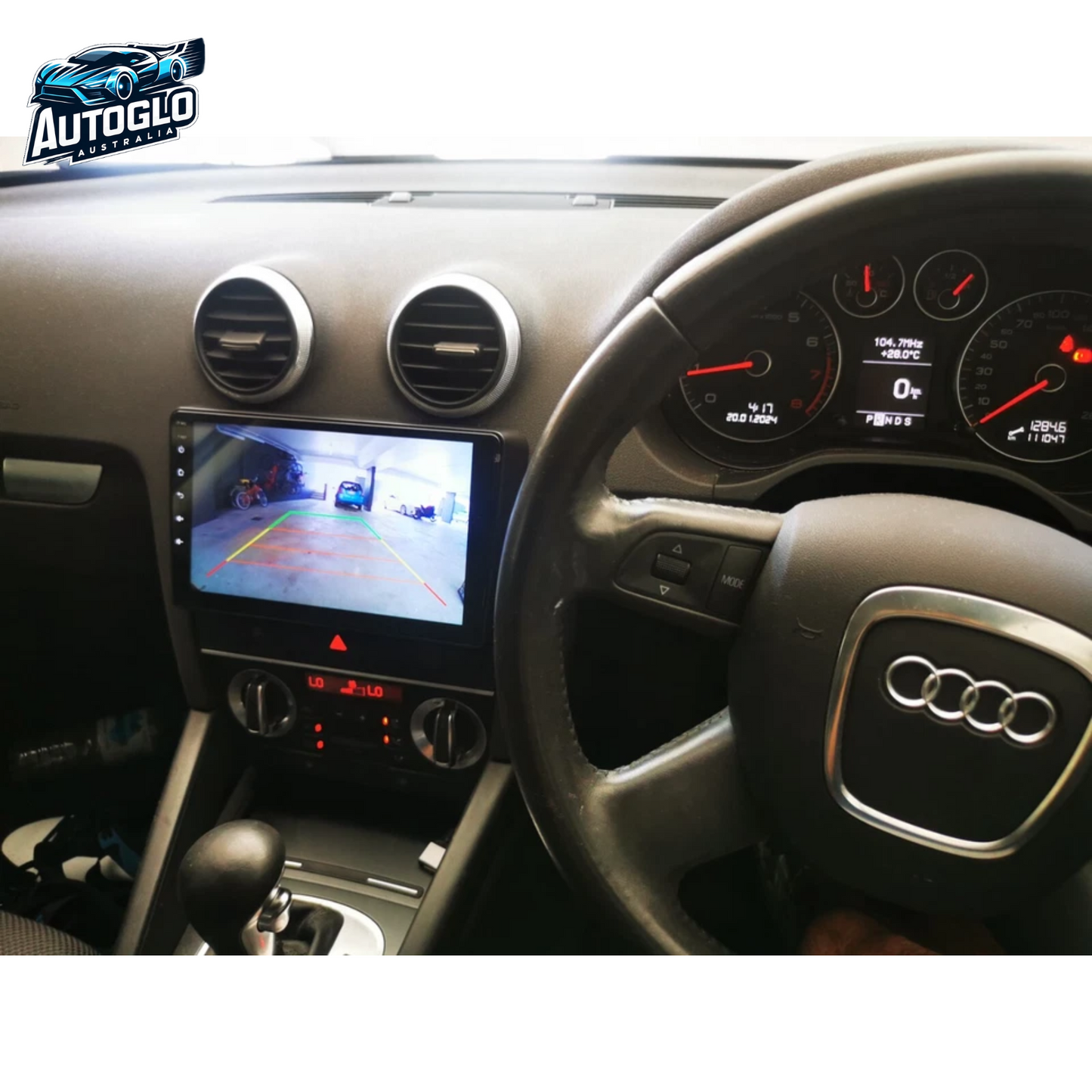Autoglo Australia 9" (2G+32G) GPS BT WiFi CARPLAY ANDROID Stereo For Audi A3 S3 RS3 8P (2003-12)