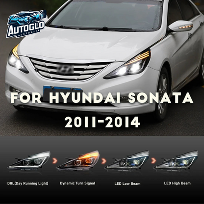 Autoglo Australia For Hyundai Sonata 8th 2011-2014 Head lights