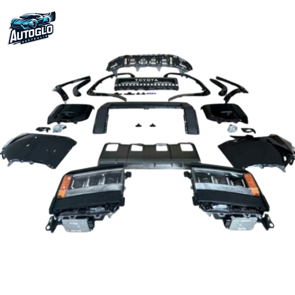 Autoglo Australia Toyota Prado LC250 Low-to-High Vision Conversion Body Kit