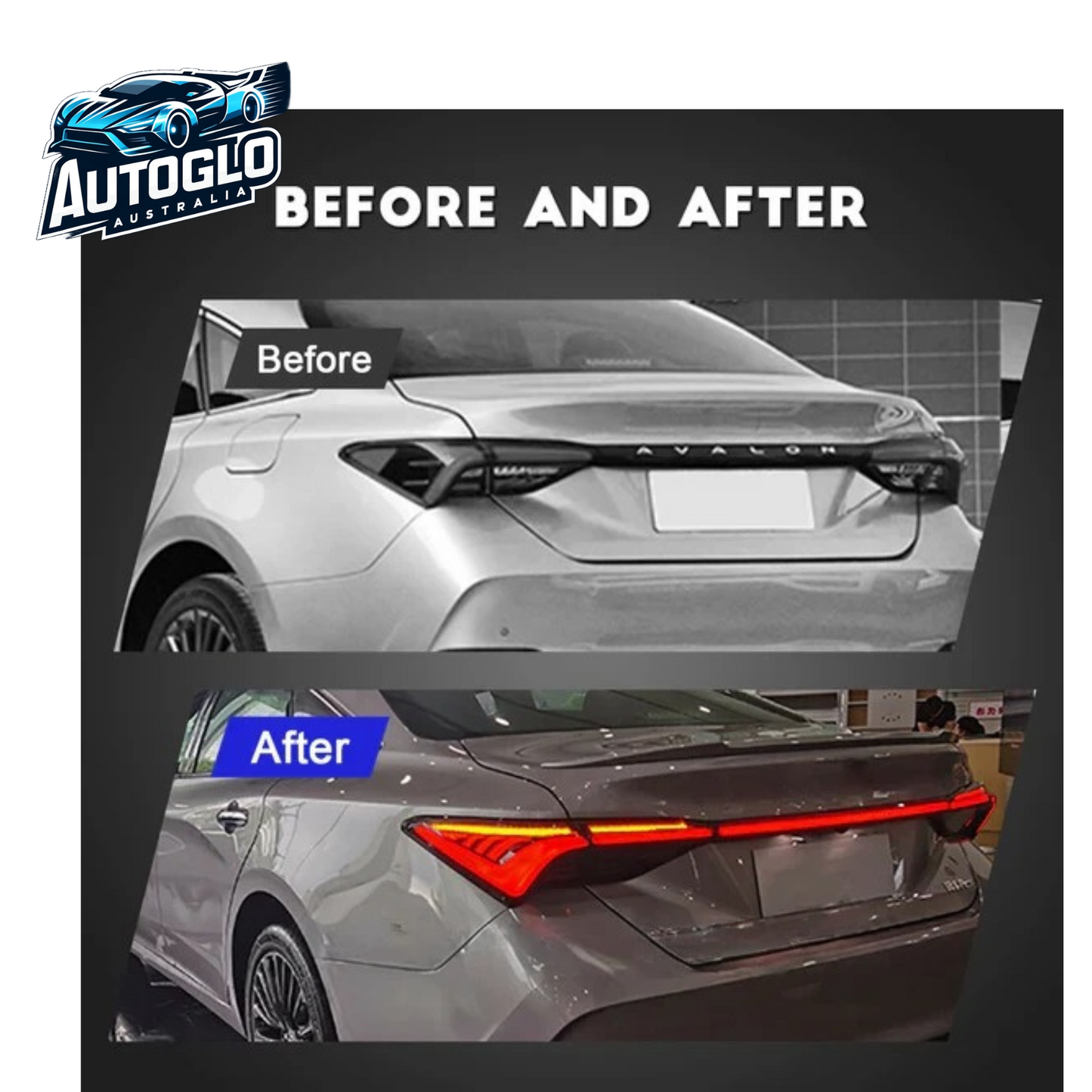 Autoglo Australia For Taillights For Toyota Avalon 2018-2021 DRL Start UP