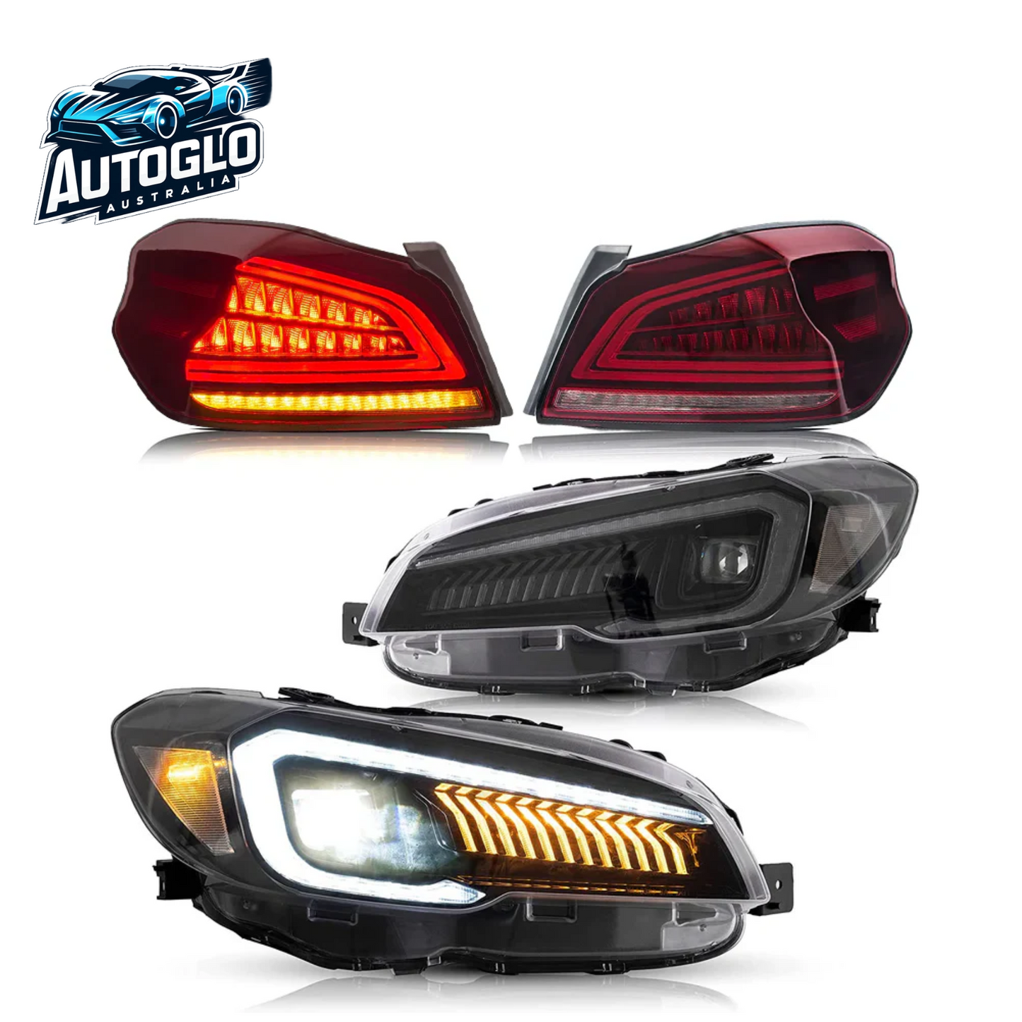 VLAND LED Headlights & Tail Lights For 2015 -2017 Subaru WRX Limited / STI all trim & 2015-2021 WRX Base / Premium