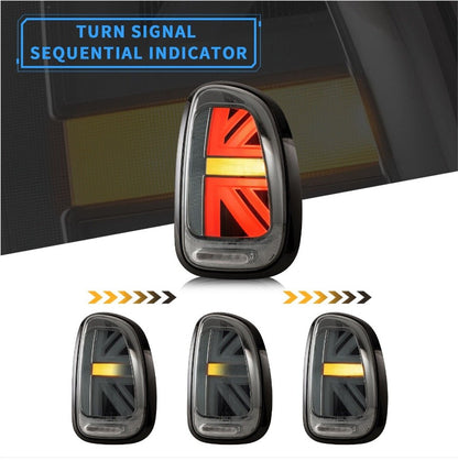 Smoked LED Tail Lights For 2010-2016 BMW Mini Cooper Countryman R60 w/Sequential