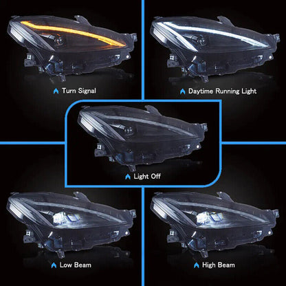 VLAND LED Headlights For 2021-2024 Toyota GR86 /Subaru BRZ ZN8 ZD8 W/Animation