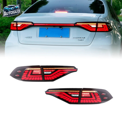 Autoglo Australia LED Tail Lights For Toyota Corolla 2020-2024 Middel East Version With Penetration lamp