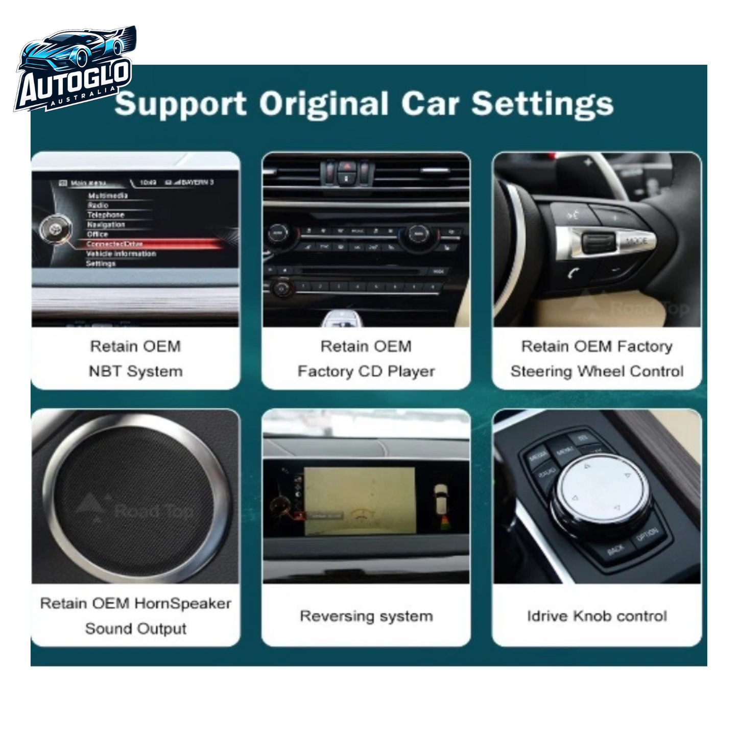 Autoglo AustraliaBMW 1/2 Series F20 NBT 12.3" XL FHD Carplay Android BT GPS 4G Auto Stereo (CIC)