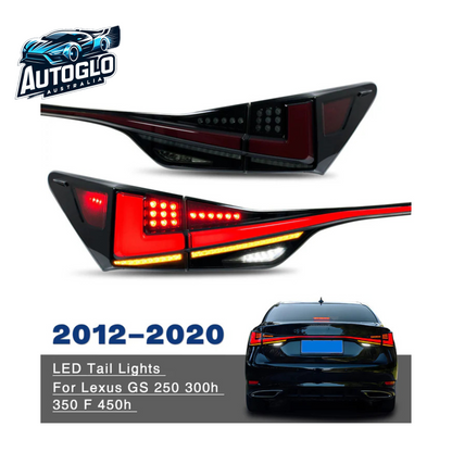 Autoglo Australia LED Tail Lights For Lexus GS 250 300h 350 F450h 2012-2020