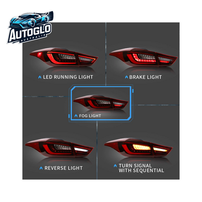 VLAND LED Taillights For Hyundai Elantra Sedan 2012-2016 & Elantra Coupe 2013-2014