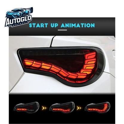 Autoglo Australia Rear Lamps For Toyota 86 2012-2021 Start UP Animation DRL BRZ FT86 GT86 Scion FR-S LED Tail Lights