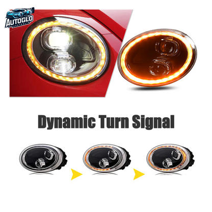 Autoglo Australia LED Headlights For VW Beetle 13-20