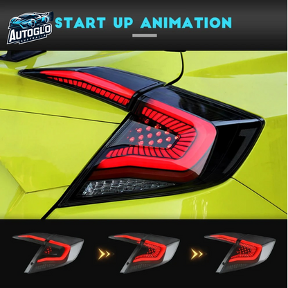 Autoglo Australia LED Taillights For Honda Civic Sedan 2016-2021