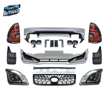 Autoglo Australia Toyota Prado FJ120 2003–2009 Facelift Front & Rear Body Kit