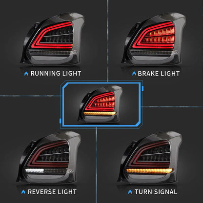 LED Tail Lights for Suzuki Swift Sport (2017-Present) | Autoglo Australia