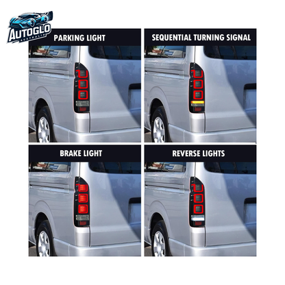 Autoglo Australia Toyota Hiace 2005–2018 LED Rear Tail Lights