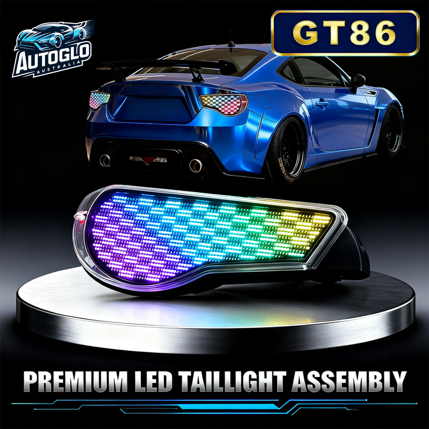 Autoglo Australia 2012–2021 BRZ GT86 Digital RGB Tail Lights