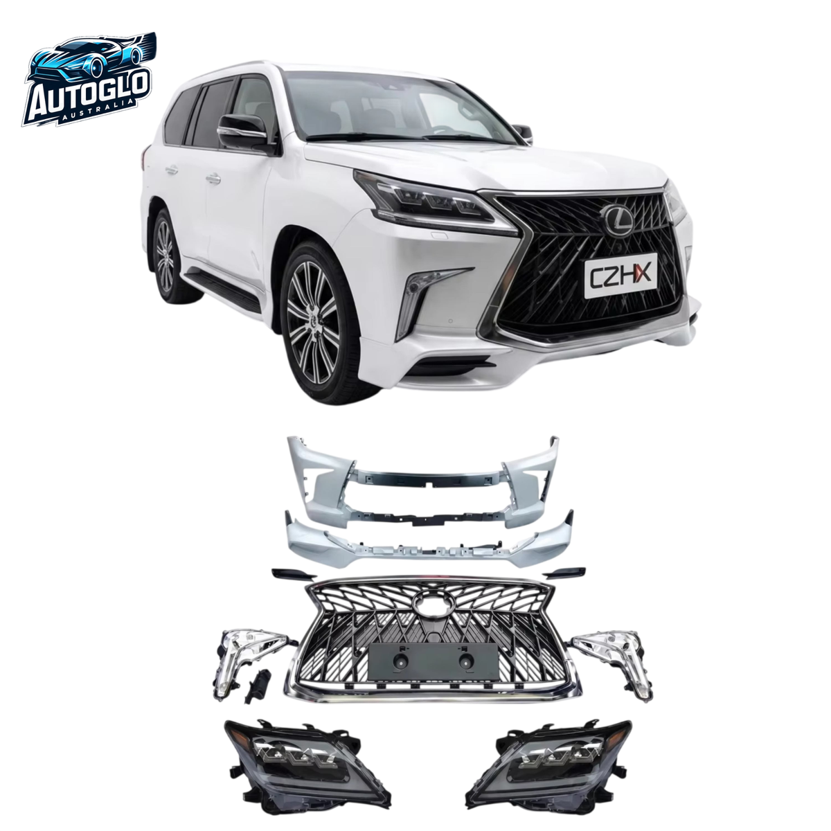 Autoglo Australia Lexus LX570 2008–2015 to 2016 Sport Body Kit