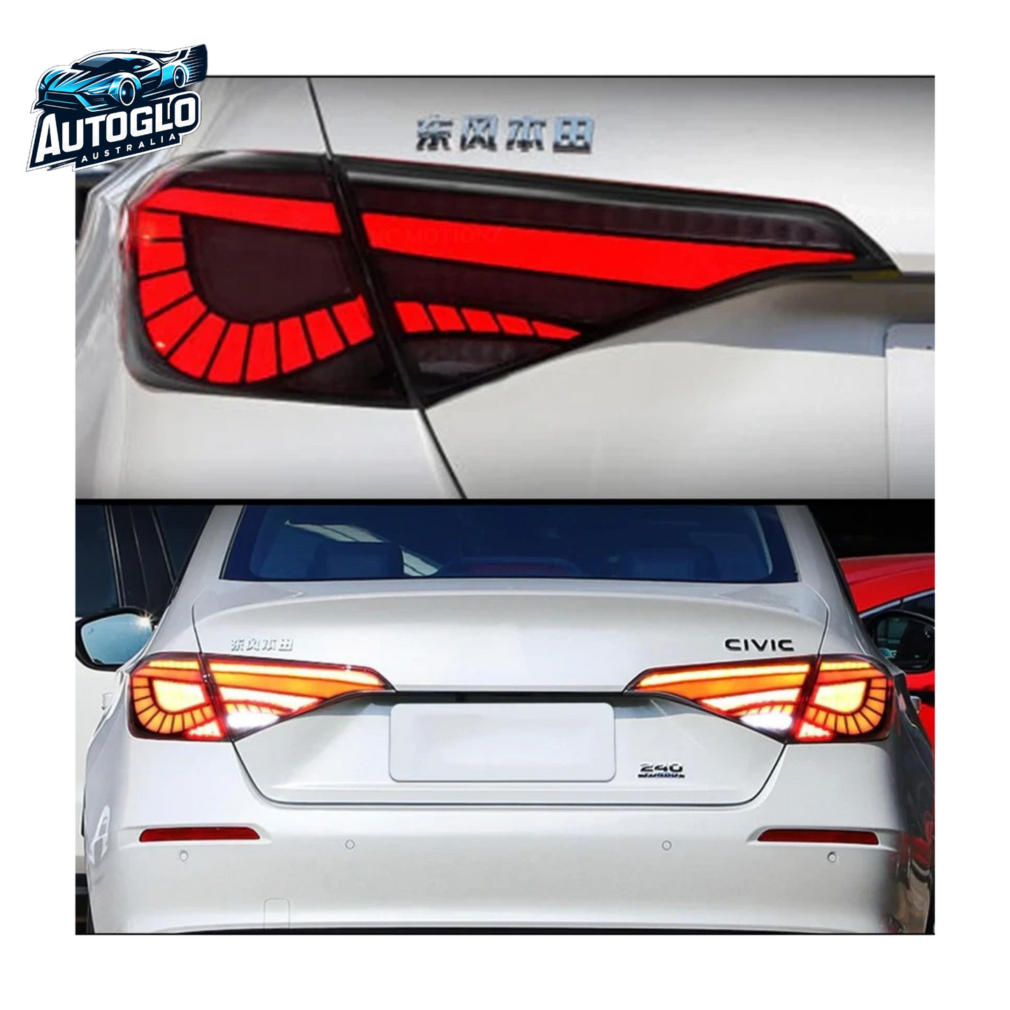 Autoglo Australia Honda Civic 2022/2023 Sedan Tail Lights