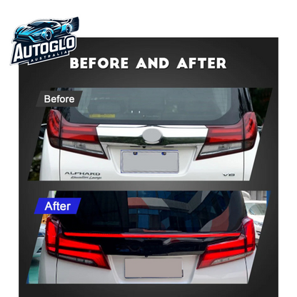 Autoglo Australia 2015-2022 For Toyota Vellfire/Alphard AH30 Tail Lights Animation With Trunk Lights