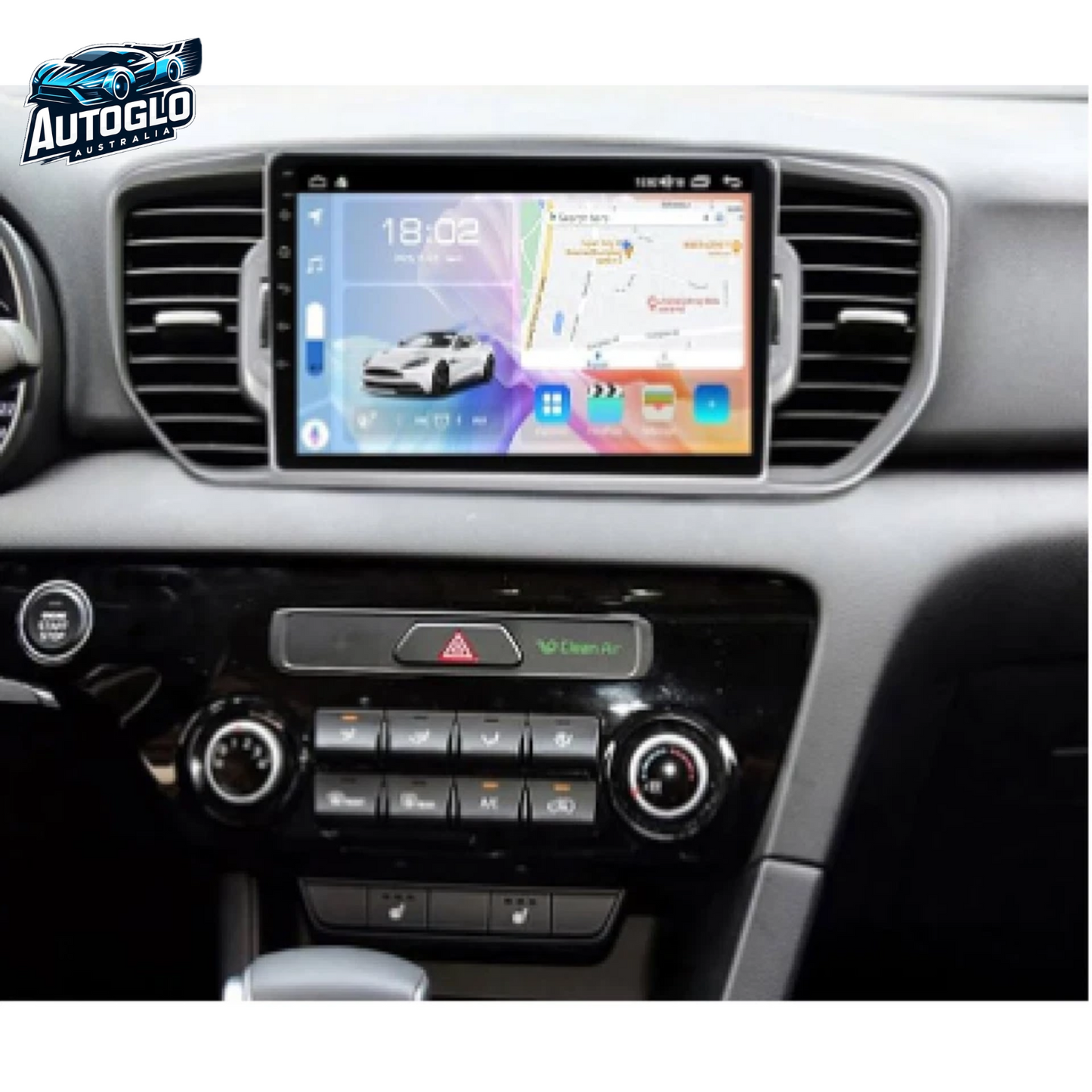Autoglo Australia 9" (2G+32G) GPS BT WiFi Carplay Android Stereo For KIA SPORTAGE High C (2016-19)