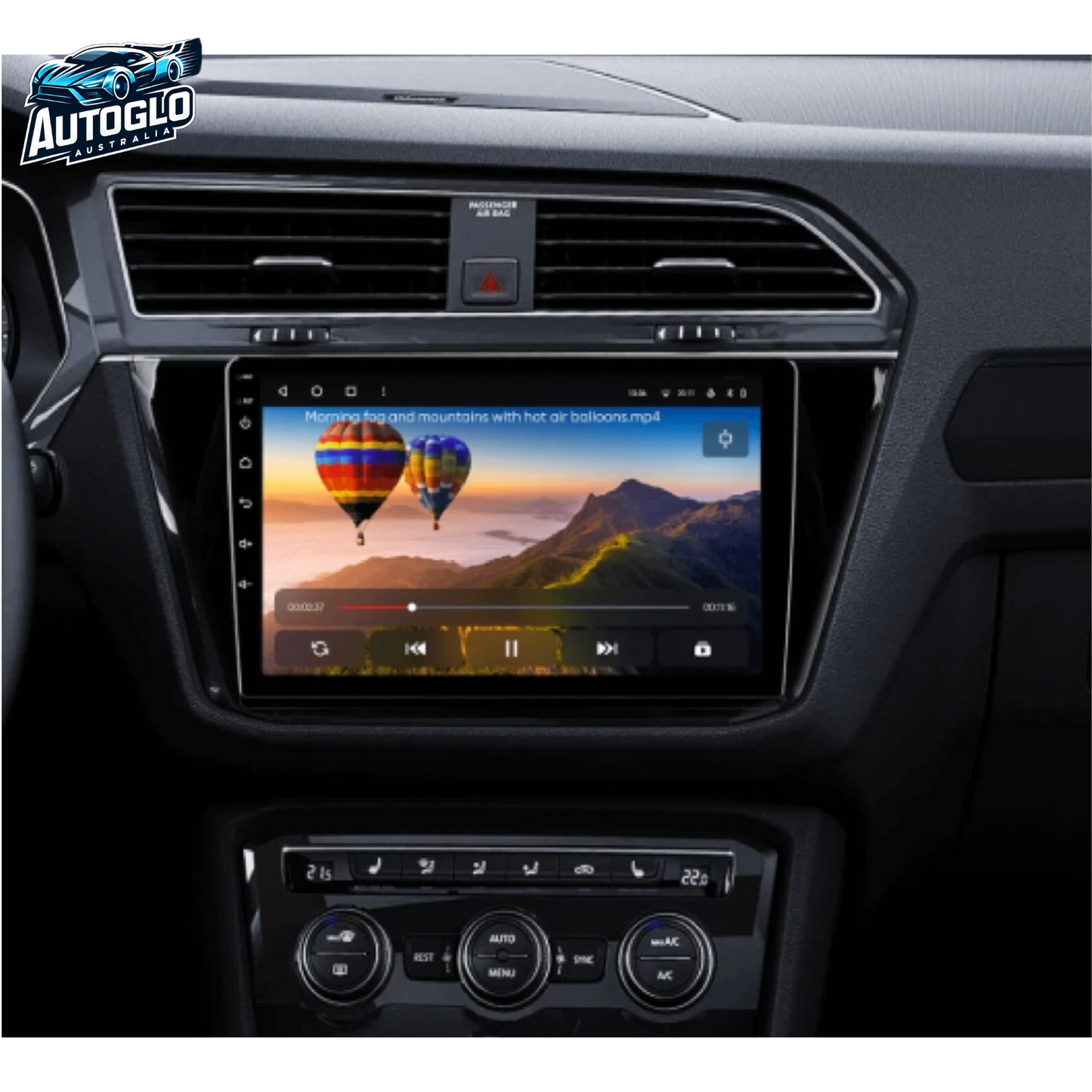 Autoglo Australia 10" (2+32G) CarPlay Android GPS BT WiFi Stereo For VW TIGUAN (2016-22)