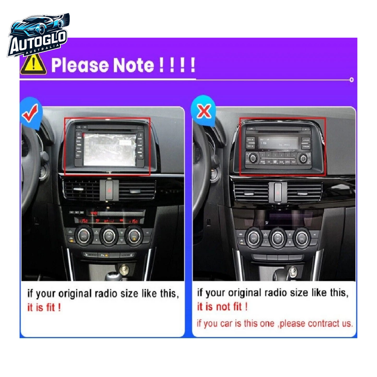 Autoglo Australia 10.1" Android Carplay BT GPS NAVI Stereo for MAZDA CX-5 (2012-16) 2GB+32GB